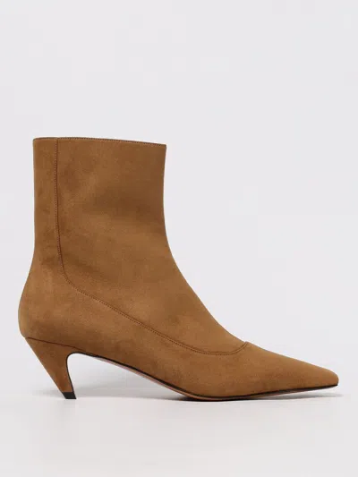 STELLA MCCARTNEY FLAT ANKLE BOOTS STELLA MCCARTNEY WOMAN COLOR HAZEL,433141119