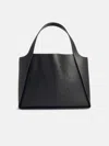 Stella Mccartney 'shopping Soft' Black Vegan Leather Bag