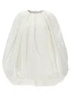 STELLA MCCARTNEY SHORT CAPE DRESS DRESSES WHITE