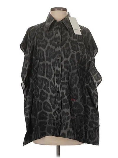 Stella Mccartney Short Sleeve Blouse In Black