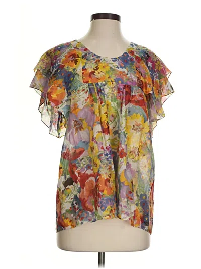 Pre-owned Stella Mccartney Short Sleeve Blouse In Pink