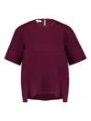 Stella Mccartney Short-sleeve Crew-neck Top In Purple