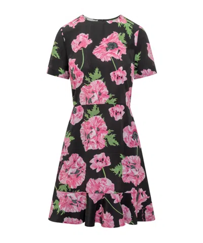 STELLA MCCARTNEY STELLA MCCARTNEY FLOWER PRINTED SHORT-SLEEVE DRESS