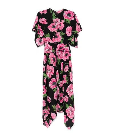 Stella Mccartney Short Sleeve Dress In Black