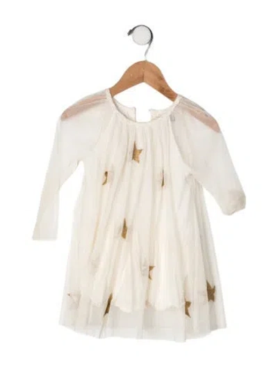 Pre-owned Stella Mccartney Babies' Short Sleeve Dress In Neutrals