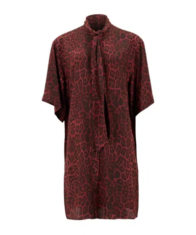 Stella Mccartney Short Sleeve Dress In Red
