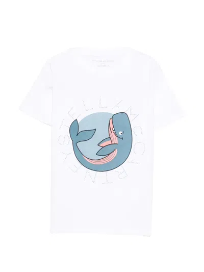 Stella Mccartney Kids' Short-sleeve Graphic T-shirt In White