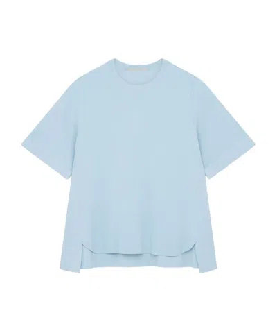 Stella Mccartney Short-sleeve Jersey T-shirt In Blue