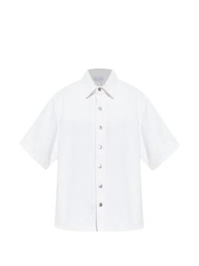 Stella Mccartney Short-sleeve Shirt In White