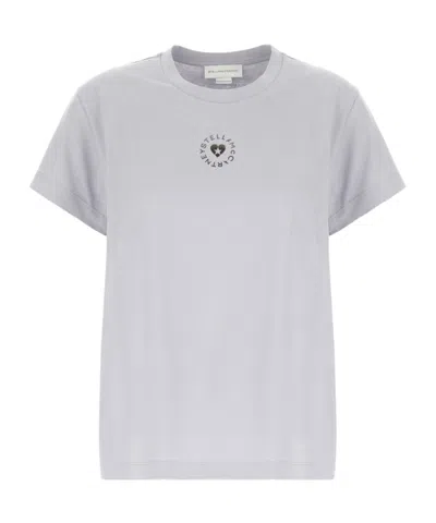 STELLA MCCARTNEY STELLA MCCARTNEY LOGO PRINTED CREWNECK T-SHIRT