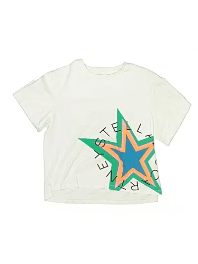 Pre-owned Stella Mccartney Kids'  Short Sleeve T-shirt In Ivory