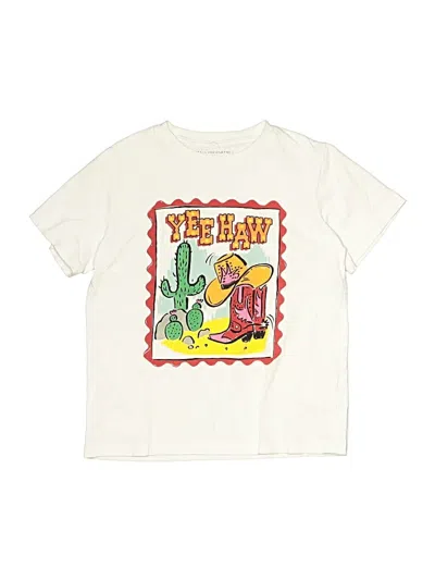Pre-owned Stella Mccartney Kids'  Short Sleeve T-shirt In Ivory