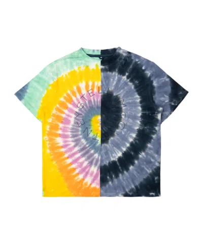 Stella Mccartney Kids' Short-sleeved Shirt In Multicolor