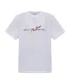 Stella Mccartney Crew Neck T-shirt With Logo Print And Sequin Detail
