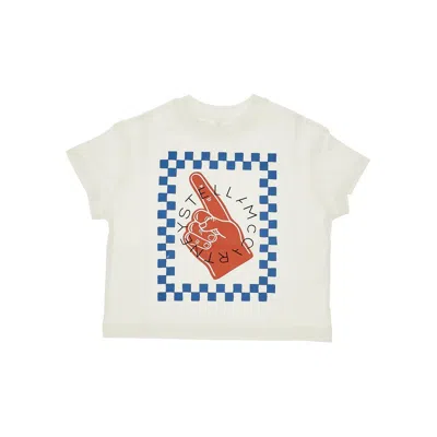 Stella Mccartney Short-sleeved T-shirt With Print Kids In Weiss