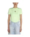 Stella Mccartney Short-sleeved T-shirt With Round Neck In White