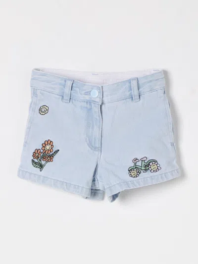 Stella Mccartney Short  Kids Kids Color Gnawed Blue