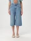 Stella Mccartney Distressed Cropped Jeans With A In Blue