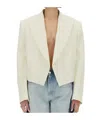 Stella Mccartney Cropped Blazer For Women In White