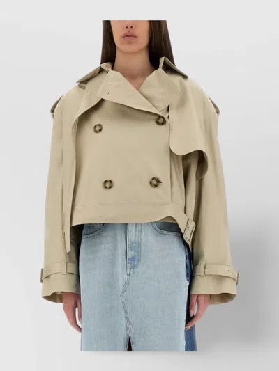 STELLA MCCARTNEY SHORT TRENCH COAT BELT