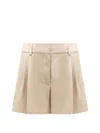Stella Mccartney Tailored Short Pants In Beige
