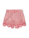 Stella Mccartney Cotton Voile Aop Shorts In Cream