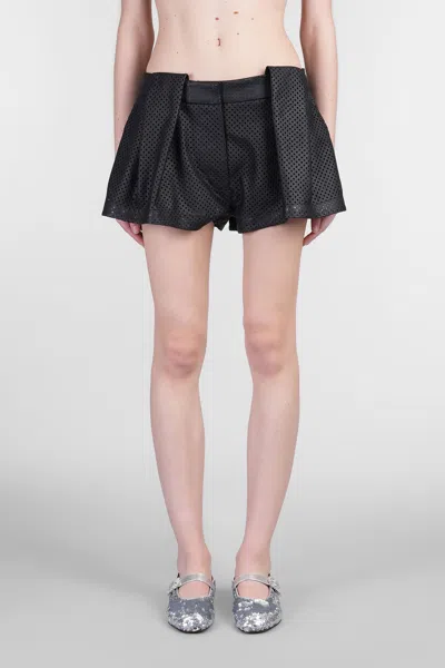 STELLA MCCARTNEY SHORTS IN BLACK VISCOSE