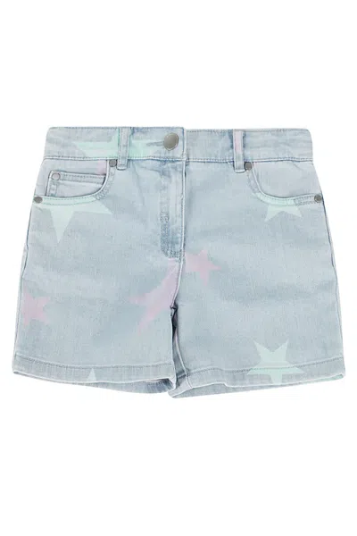 Stella Mccartney Kids' Shorts In Mc Celeste Multi