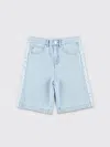 Stella Mccartney Denim Bermuda In Denim