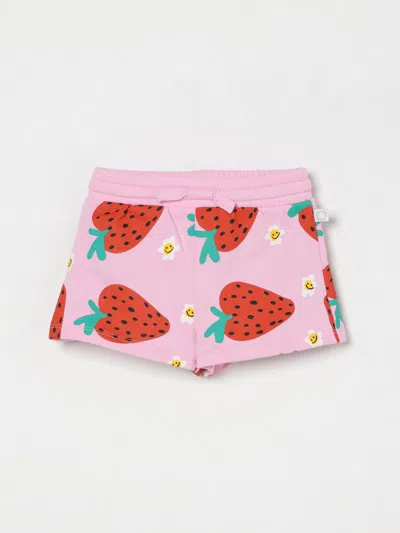 STELLA MCCARTNEY SHORTS STELLA MCCARTNEY KIDS KIDS COLOR PINK,G54083010