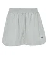 Stella Mccartney Embroidered Stripes Silk Shorts In Stripped