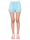 STELLA MCCARTNEY SHORTS WITH ANIMAL PRINT