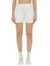 Stella Mccartney Women's Shorts With Logo In White