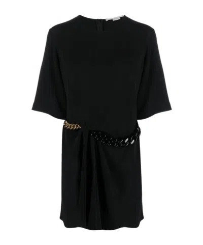 Stella Mccartney Short-sleeve Dress In Black