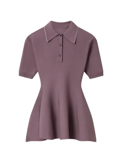 Stella Mccartney Short-sleeve Polo Top In Pink