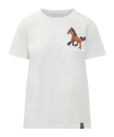 Stella Mccartney Short-sleeved T-shirt In White