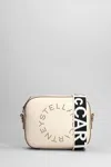 Stella Mccartney Stella Logo Mini Vegan Leather Cross-body Bag In Beige