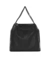 Stella Mccartney Stella Mc Cartney Black Falabella Fold Over Bag In Black