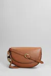 STELLA MCCARTNEY SHOULDER BAG IN BROWN POLYAMIDE