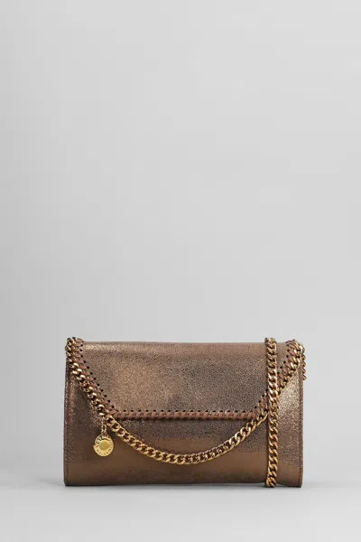 Stella Mccartney Shoulder Bag In Brown Polyester