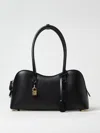 Stella Mccartney Structured Shape Shoulder Bag With Gold-tone Hardware In Black