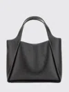 Stella Mccartney Structured Shoulder Bag With Double Handle In Black