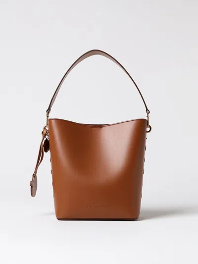 Stella Mccartney Shoulder Bag  Woman Color Brown In Leather Color