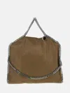 Stella Mccartney Falabella Bag With Ruthenium Chain In Green