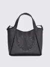 Stella Mccartney Faux Leather Tote Bag In Gray