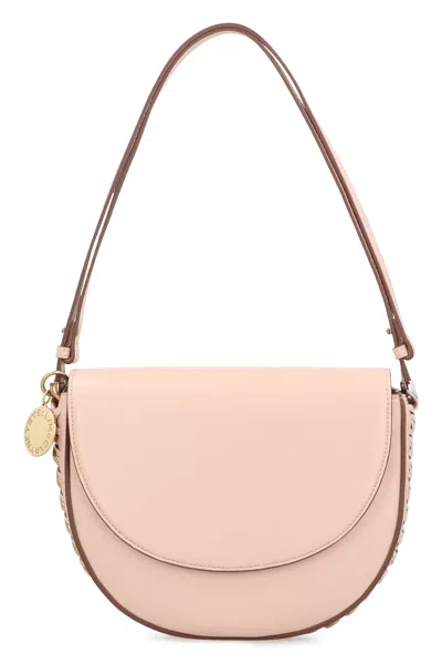 Stella Mccartney Shoulder Bag With Flap Medium Frayme In Pink