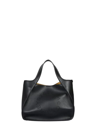 Stella Mccartney Shoulder Bag With Logo In Black