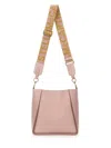 Stella Mccartney Shoulder Bag With Logo In Pink