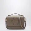 Stella Mccartney Shoulder Bag With Moss Coloured Logo In Orange