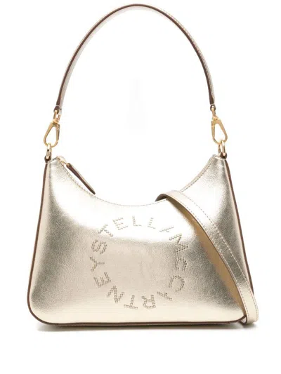 Stella Mccartney Shoulder Bag With Studs In Metallic